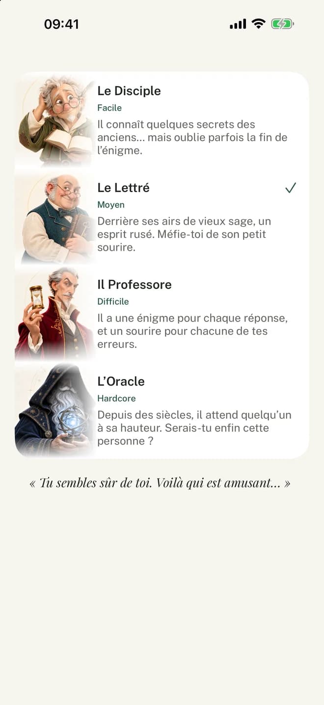 Choisir son Maître