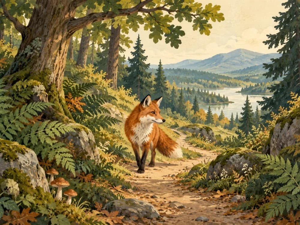 A walk in the forest