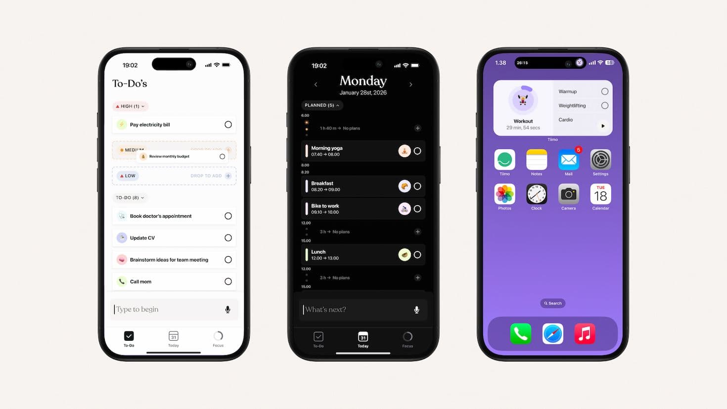 Tiimo, a visual planner for neurodivergent minds
